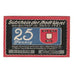 Banknote, Germany, Wesel Stadt, 25 Pfennig, bateau, 1921, 1921-09-30, AU(55-58)