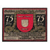 Banknote, Germany, Wesel Stadt, 75 Pfennig, personnage, 1921, AU(55-58)