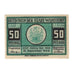 Geldschein, Deutschland, Wunstorf Stadt, 50 Pfennig, paysage, 1922, 1922-12-31