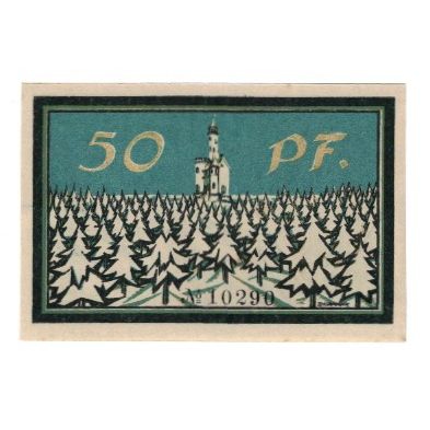 Banknote, Germany, Winterberg Stadt, 50 Pfennig, Sapins, 1921, 1921-07-15