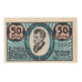 Banconote, Germania, Waltershausen Stadt, 50 Pfennig, paysage, 1921, 1921-07-01