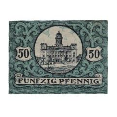 Banknote, Germany, Zeulenroda Stadt, 50 Pfennig, Batiment, 1920, 1920-01-01