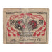 Banknote, Austria, Salzburg Sbg. Land, 20 Heller, paysage, 1920, VG(8-10)
