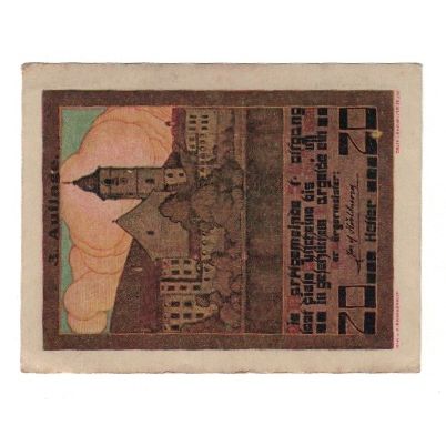 Banconote, Austria, St. Wolfgang O.Ö. Marktgemeinde, 20 Heller, Batiment, 1920