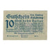 Banknote, Austria, Salzburg Sbg. Land, 10 Heller, N.D, 1919, 1919-12-31