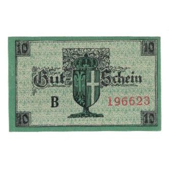 Banknote, Germany, Neuß Stadt, 10 Pfennig, valeur faciale, 1919, 1919-05-01