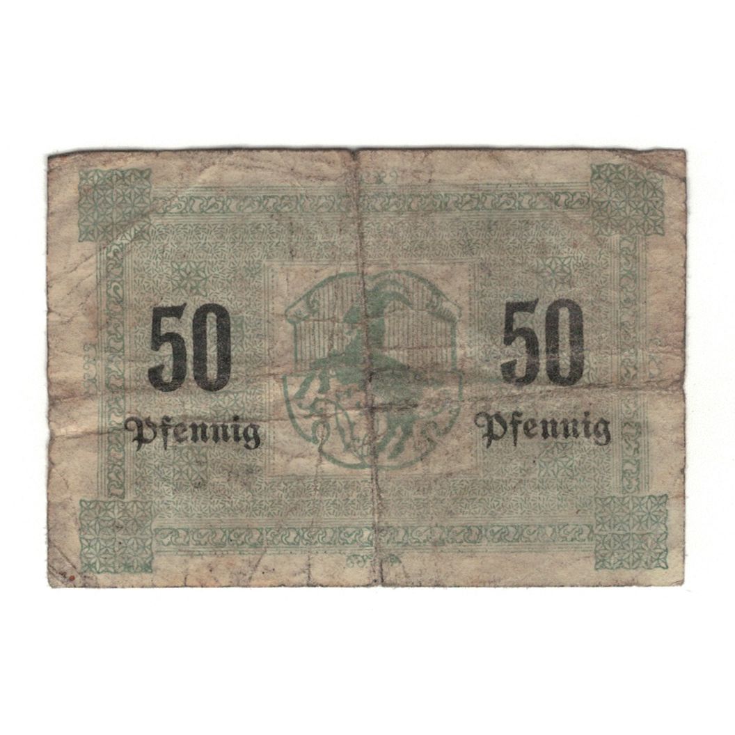 Banconote, Germania, Jüterbog Stadt, 50 Pfennig, Chèvre, 1921, 1921-12-31, B+