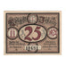 Banknote, Germany, Jessnitz Stadt, 25 Pfennig, cavalier 2, 1921, AU(55-58)