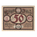 Banknote, Germany, Jessnitz Stadt, 50 Pfennig, Batiment, 1921, AU(55-58)