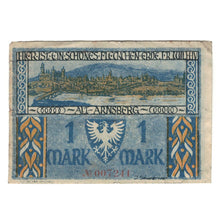 Banknote, Germany, Arnsberg Stadt, 1 Mark, statue, 1921, 1921-12-15, VF(30-35)