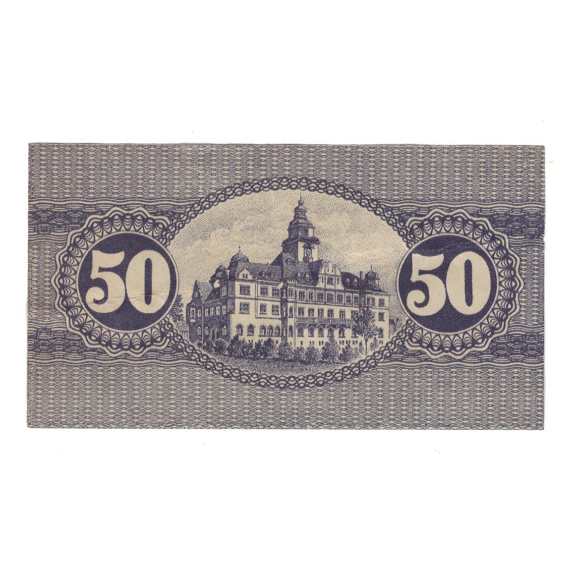 Banknote, Germany, Recklinghausen Stadt, 50 Pfennig, Batiment, 1920, 1920-12-01