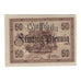 Nota, Alemanha, Ochsenfurt Stadt, 50 Pfennig, Taureau, 1919 (1918), AU(55-58)