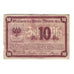 Banknote, Germany, Minden Kreis, 10 Pfennig, Monument, 1917, 1917-07-17