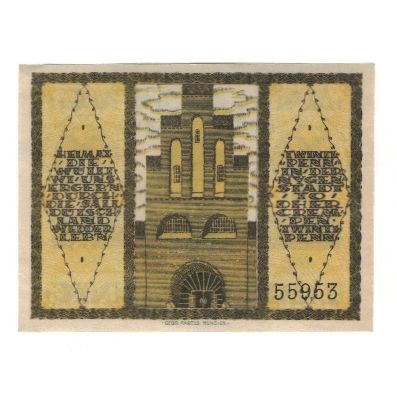 Banknote, Germany, Neustadt i. Holstein Stadt, 20 Pfennig, Batiment, 1920