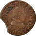 Francja, Louis XIII, Double Tournois, Double tournois, buste juvénile au col