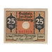 Biljet, Duitsland, Nürnberg Stadt Allein, 25 Pfennig, valeur faciale, 1921