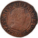 France, Louis XIII, Double Tournois, Double tournois, buste juvénile au col