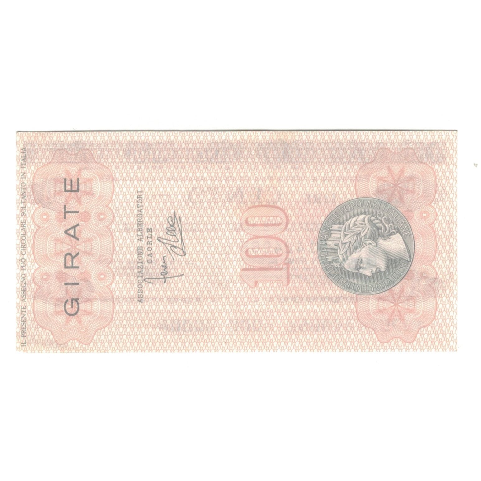 Geldschein, Italien, 100 Lire, 1977, 1977-07-06, Istituto Centrale delle Banche