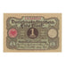 Banknote, Germany, Darlehnskassenschein (State Loan Currency Note), 1 Mark