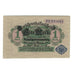 Banknote, Germany, Darlehnskassenschein (State Loan Currency Note), 1 Mark
