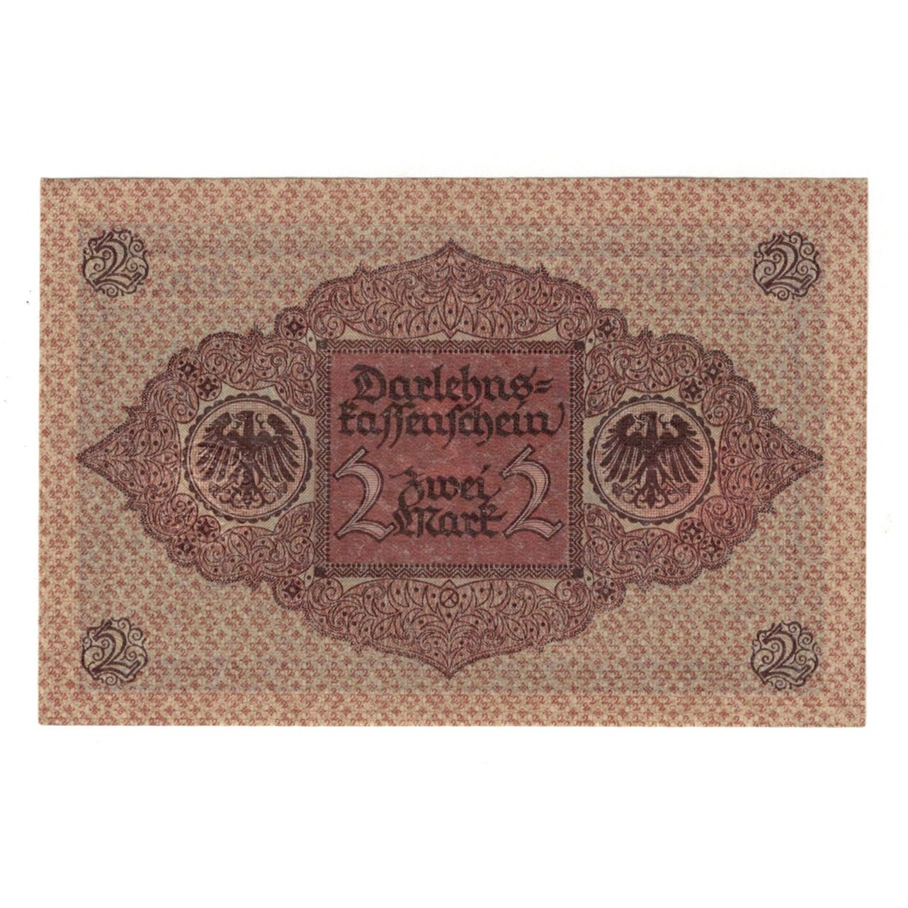 Geldschein, Deutschland, Darlehnskassenschein (State Loan Currency Note), 2