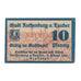 Banknote, Germany, Rothenburg o.T. Stadt, 10 Pfennig, N.D, 1921, 1921-02-01