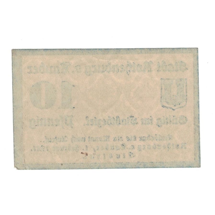 Banknote, Germany, Rothenburg o.T. Stadt, 10 Pfennig, N.D, 1921, 1921-02-01