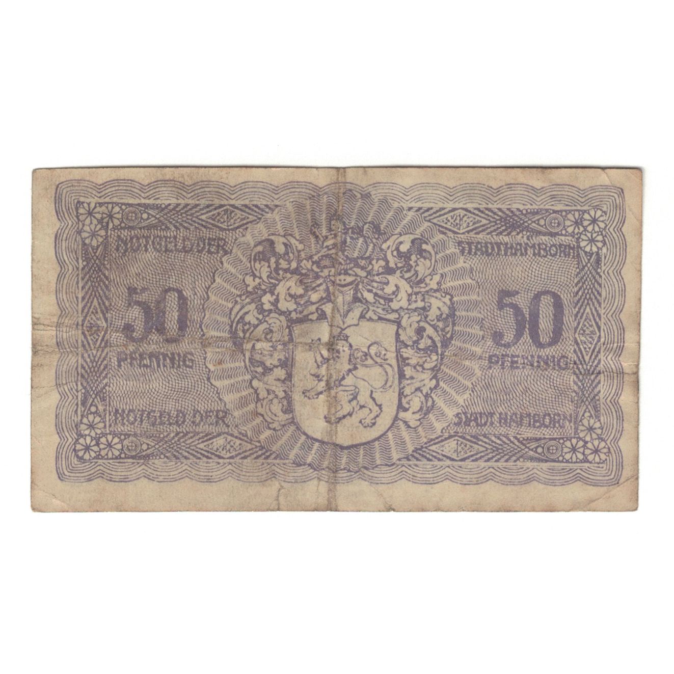 Banknote, Germany, Hamborn Stadt, 50 Pfennig, Blason, 1920, 1920-03-27