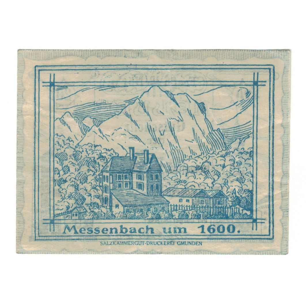 Banconote, Austria, Vorchdorf O.Ö. Gemeinde, 20 Heller, paysage, 1920