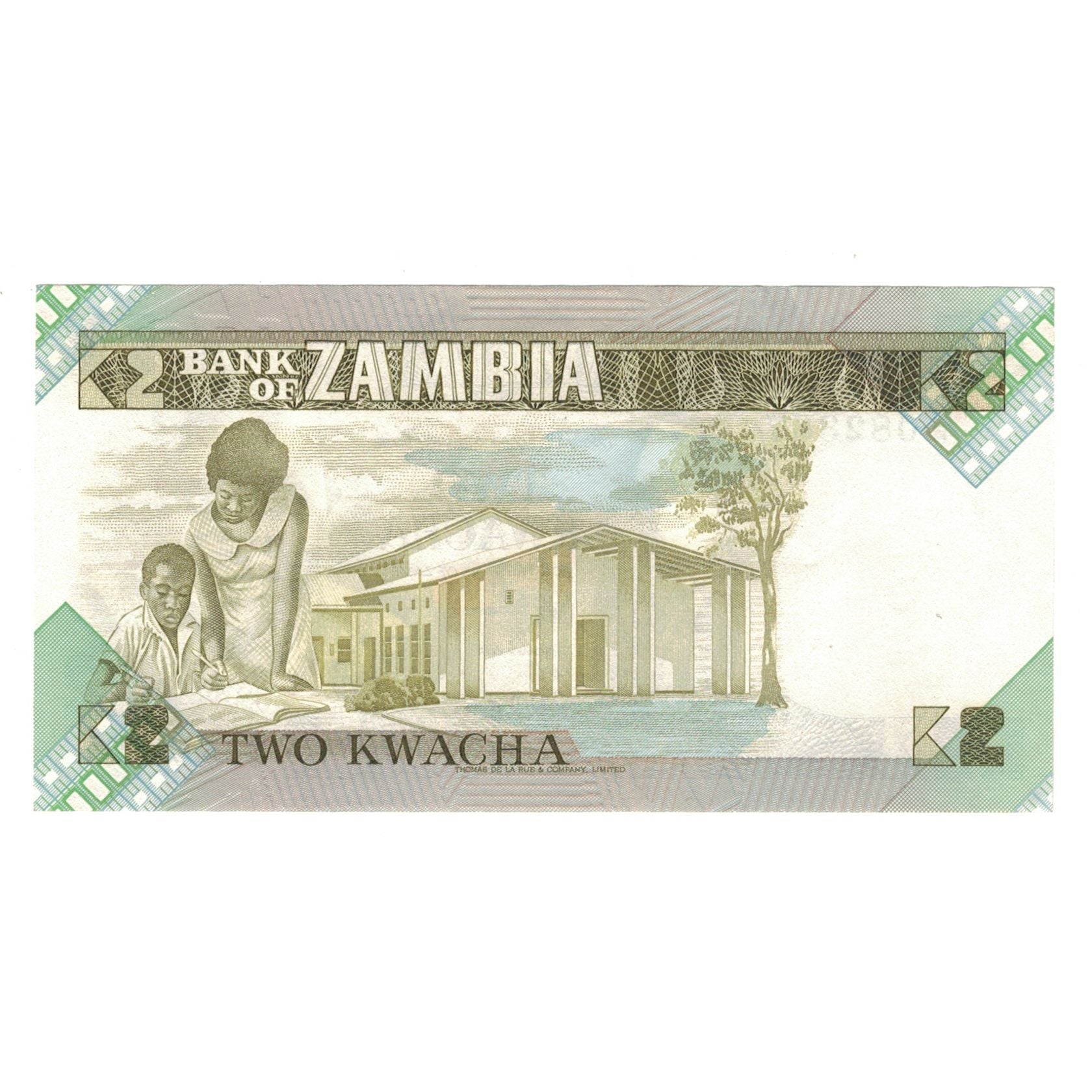 Banknote, Zambia, 2 Kwacha, Undated (1980-88), KM:24, UNC(65-70)