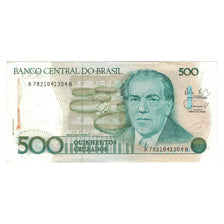 Banknote, Brazil, 500 Cruzados, Undated (1986), KM:212, AU(55-58)