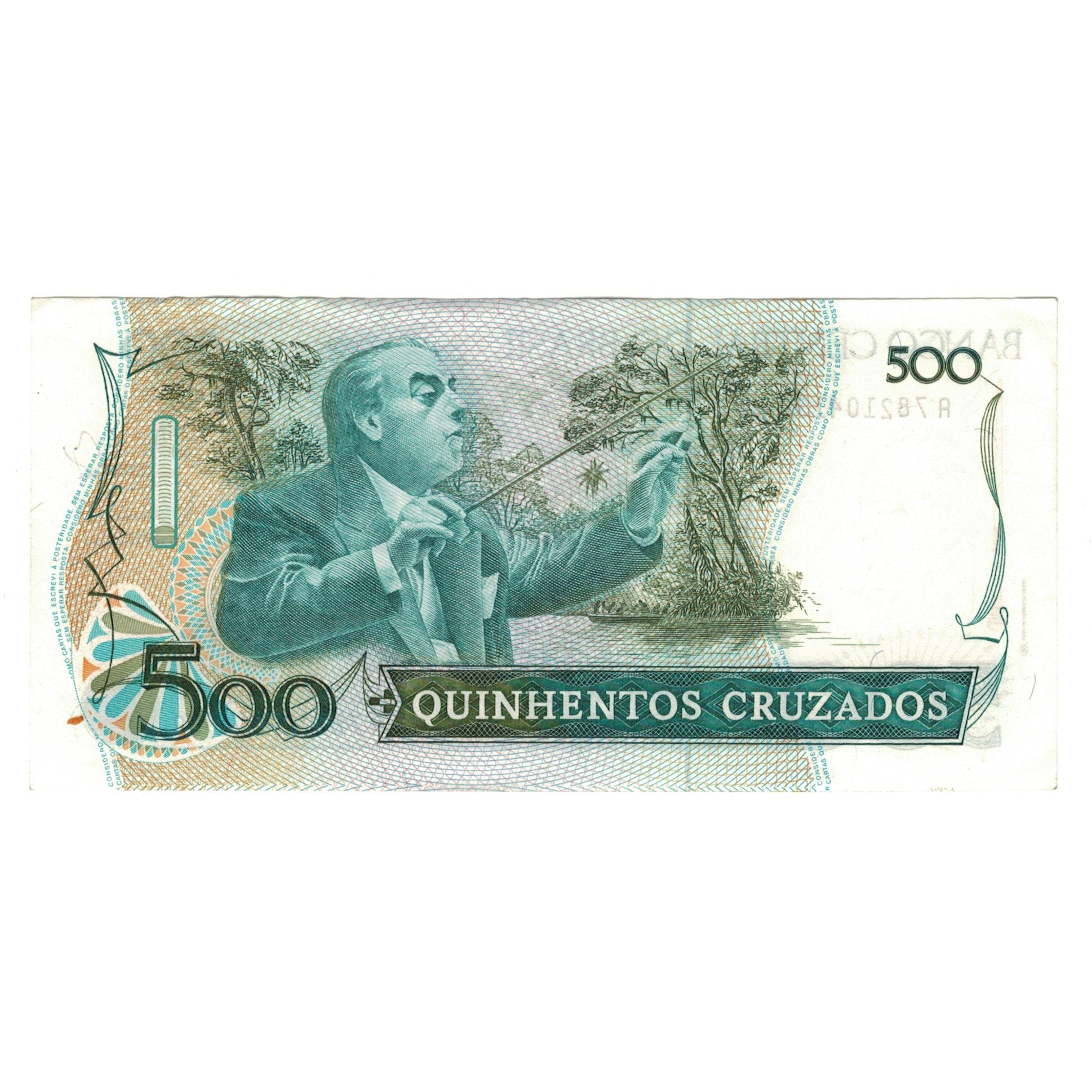 Banconote, Brasile, 500 Cruzados, Undated (1986), KM:212, SPL-