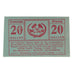 Biljet, Oostenrijk, Ottnang O.Ö. Gemeinde, 20 Heller, N.D, 1920, 1920-12-31
