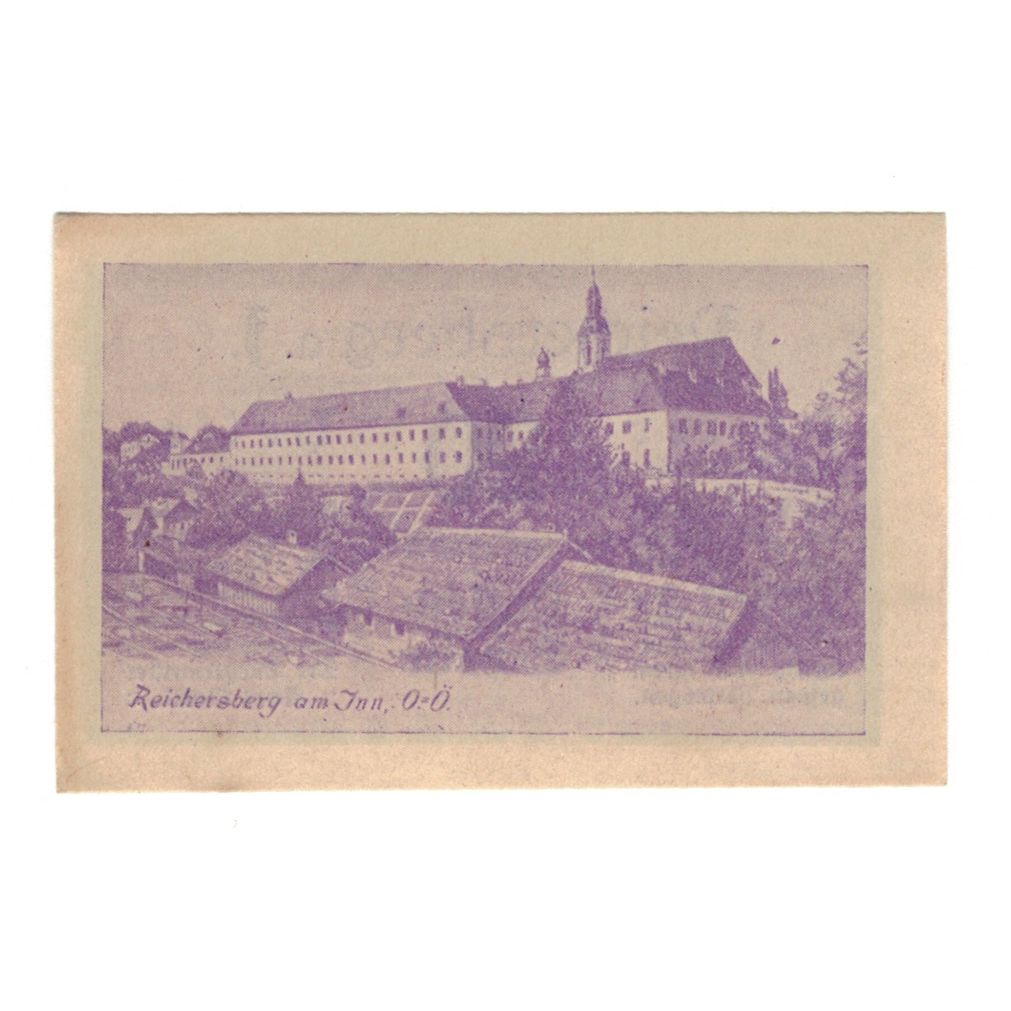 Banknote, Austria, Reichersberg O.Ö. Gemeinde, 20 Heller, paysage 1, 1920