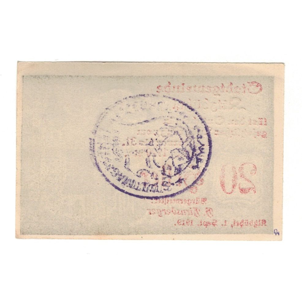 Banknote, Austria, Kitzbühel Tirol Stadtgemeinde, 20 Heller, N.D, 1920