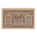 Banknote, Austria, Pasching O.Ö. Gemeinde, 60 Heller, Batiment, 1920