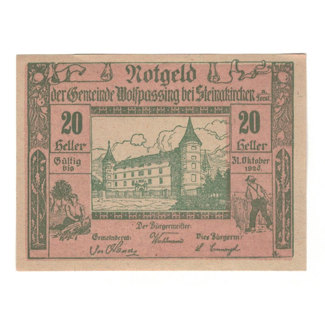 Billete, Austria, Wolfpassing bei Steinakirchen am Forst N.Ö. Gemeinde, 20