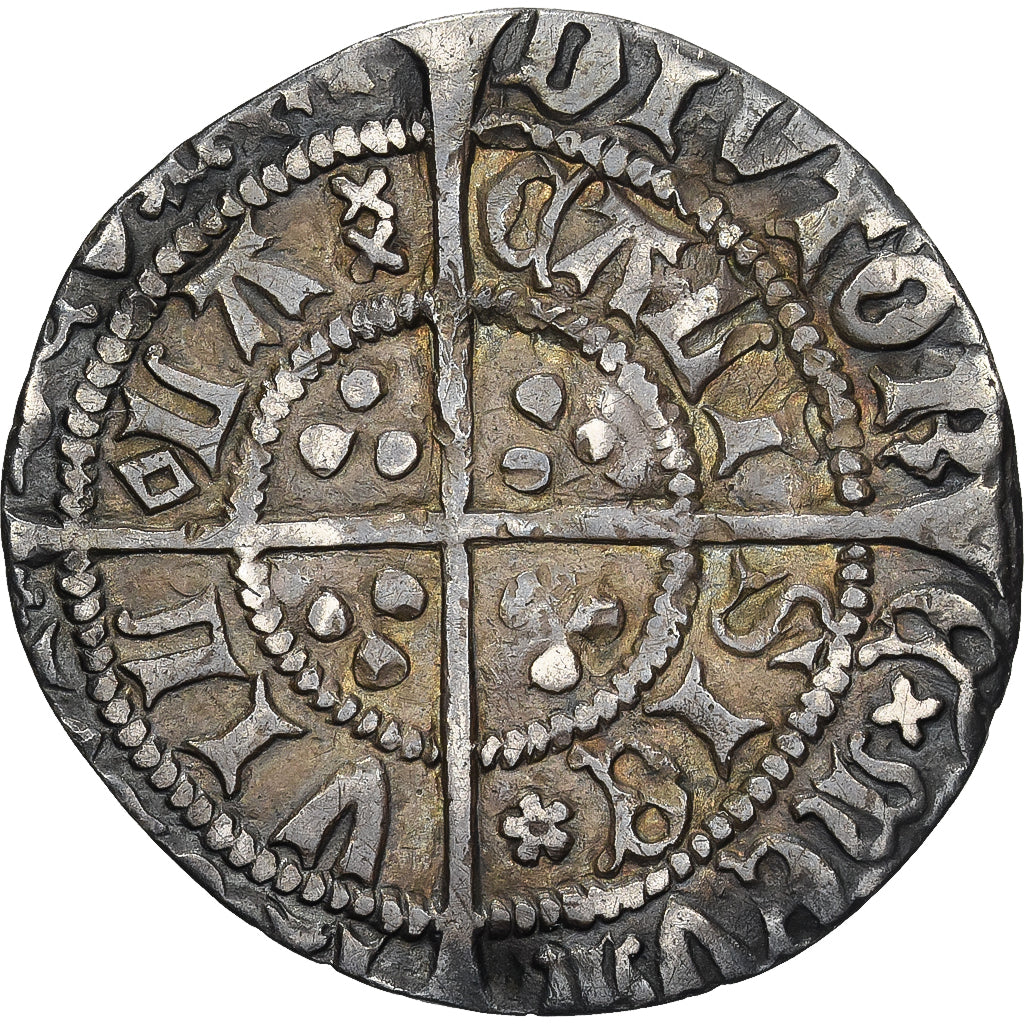 Kingdom of England, Henri VI, Half Groat, 1430-1431, Calais, Silver, VF(30-35)