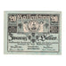 Banknote, Austria, Traiskirchen N.Ö. Marktgemeinde, 20 Heller, Texte, 1921