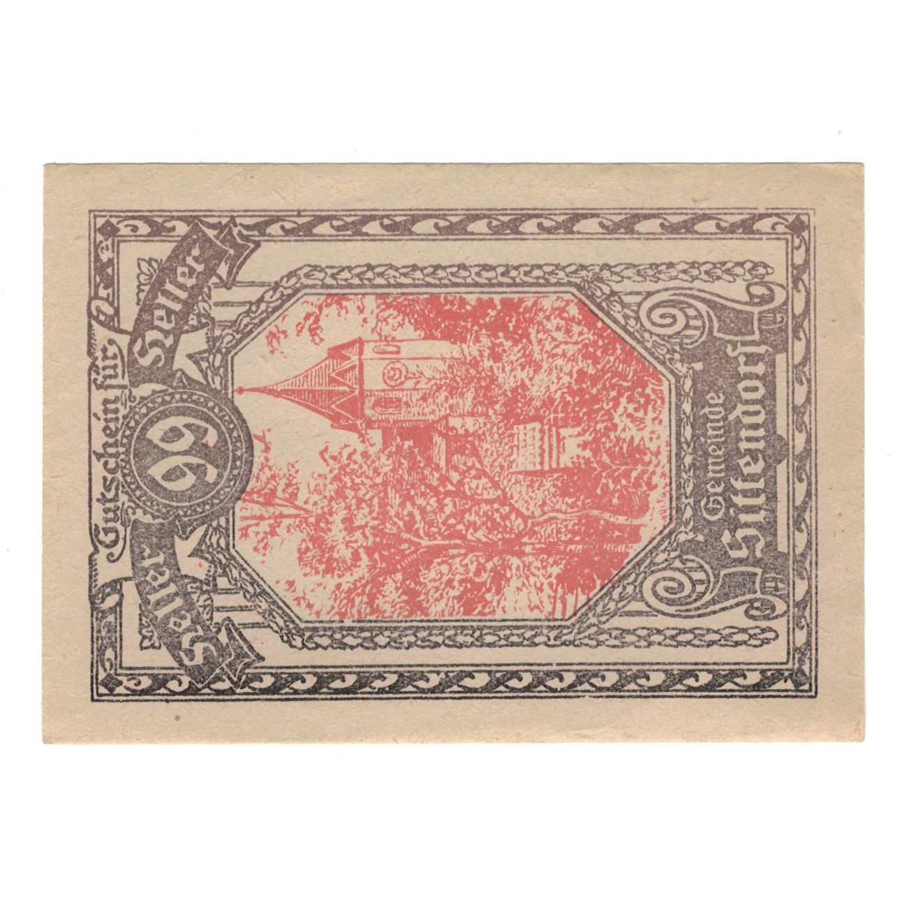 Banconote, Austria, Sittendorf N.Ö. Gemeinde, 99 Heller, texte 1, SPL-, Mehl:FS