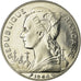 Réunion, 100 Francs, 1964, Nickel, MS(63), Lecompte:104