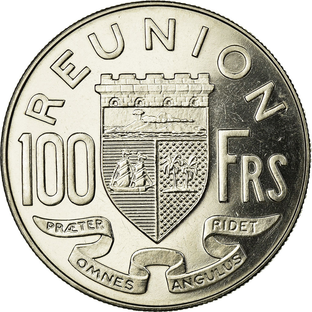Réunion, 100 Francs, 1964, Nickel, MS(63), Lecompte:104