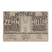 Banknote, Austria, Waidhofen An Der Ybbs N.Ö. Landgemeinde, 10 Heller, Texte