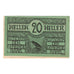 Billet, Autriche, Raab O.Ö. Marktgemeinde, 20 Heller, texte 1, 1920
