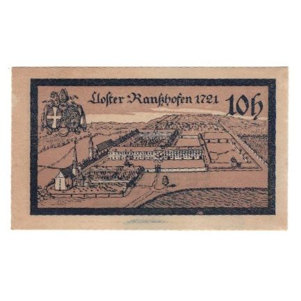 Banknote, Austria, Ranshofen O.Ö. Gemeinde, 10 Heller, paysage, 1920