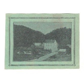Billete, Austria, Perg, OÖ., Rudolf Hametner, Kuchlmühle, 20 Heller, paysage
