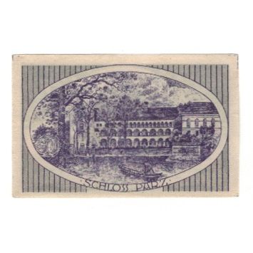 Billet, Autriche, Parz O.Ö. Gemeinde, 50 Heller, paysage, 1920, 1920-03-14