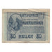 Billet, Autriche, Mauerkirchen O.Ö. Gemeinde, 80 Heller, Texte, 1920