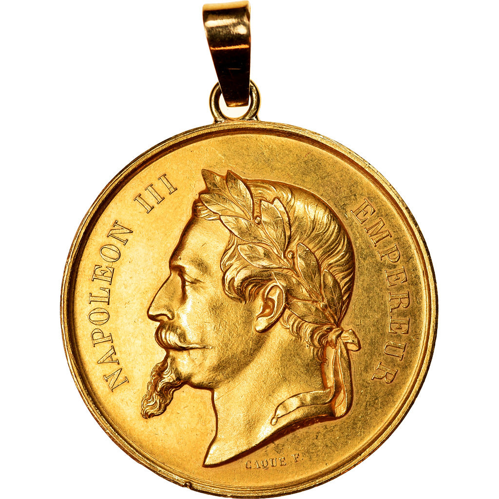 France, Médaille, Napoléon III, Loge Chapitrale La Parfaite Harmonie