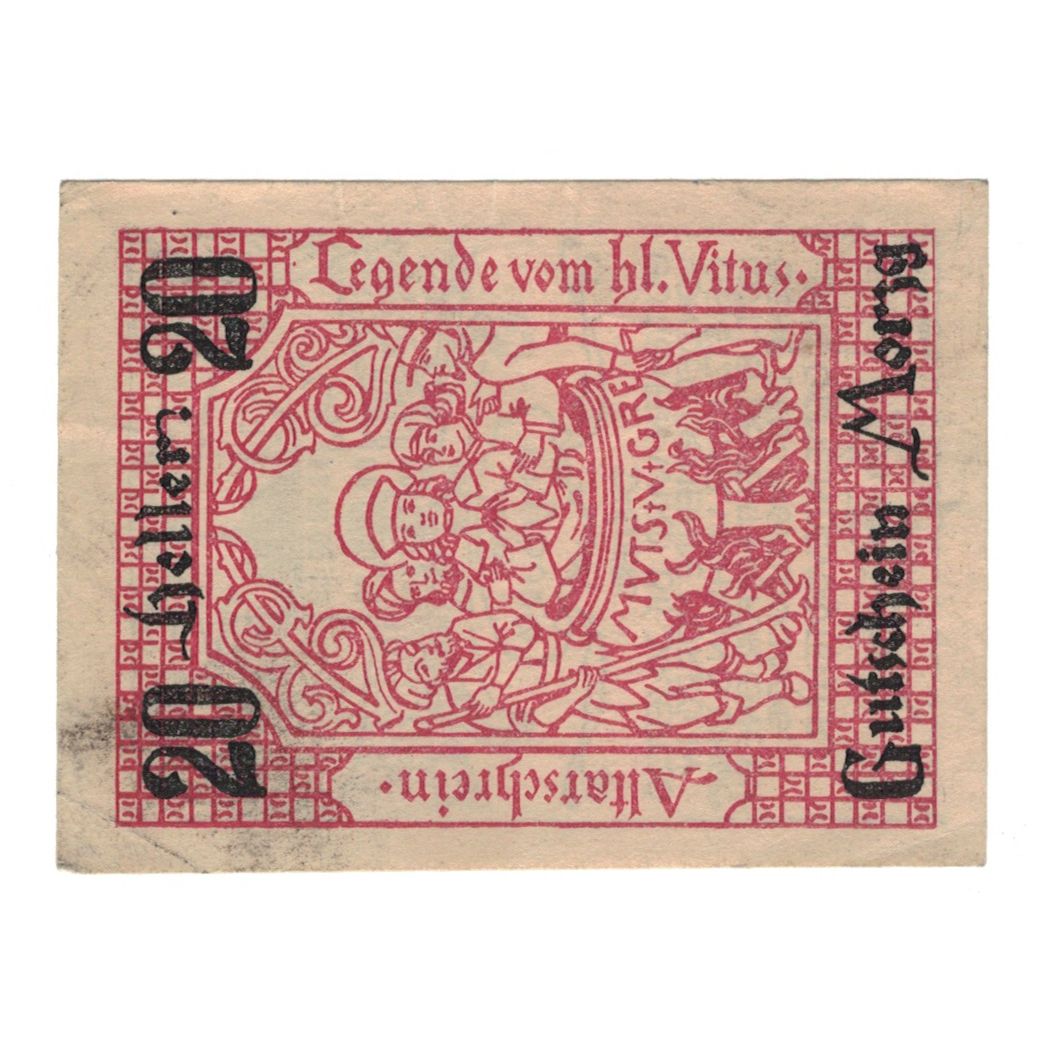 Banconote, Austria, Morzg Sbg. Gemeinde, 20 Heller, Texte, 1920, 1920-09-30, BB